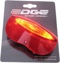 Edge dragerachterlicht city luxe - 3 leds inclusief batterijen - 80mm
