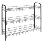 Metaltex - Metaltex shoe schoenenrek 3 etages 64x23x59 cm zwart