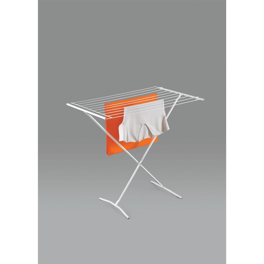 Metaltex - Metaltex Tomado opvouwbaar staand droogrek como 8m wit