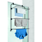 Tomado - Tomado Metaltex gale droogrek 11 m drooglijn 57x31x98 cm zwart