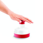 Metaltex kitchen helpers hamburgerpers 11 cm rood wit