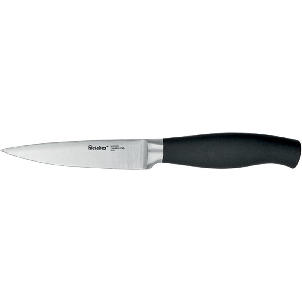 Metaltex comfort keukenmes 20 cm zwart rvs