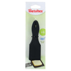 Metaltex gourmetspatels 14 cm 6 stuks zwart nylon