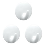 Metaltex plakhaken 3 stuks wit