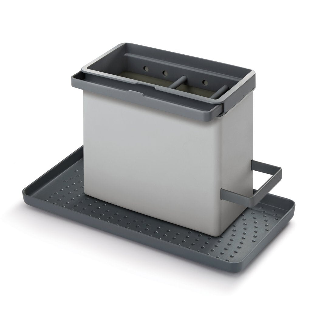 Metaltex - Metaltex kitchen helpers tidy tex gootsteen organiser 24x13x14 cm grijs
