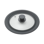 Metaltex pannendeksel 20-24 cm glas silicone zwart