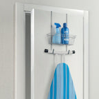 Metaltex strijkplankhouder 28x15x49 cm zilver
