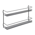 Metaltex pepito kruidenrek 2 etages 36x8x19 cm zwart
