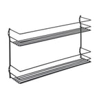 Metaltex pepito kruidenrek 2 etages 36x8x19 cm zwart