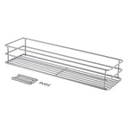 Metaltex smart kitchen schuifbaar mandje 12x42x7 cm zilver