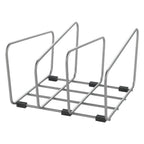 Metaltex backy bakspullen en snijplankhouder 22x21x14 cm zilver
