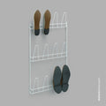 Metaltex - Metaltex wandschoenenrek penny 6 paar schoenen 41x77 cm wit