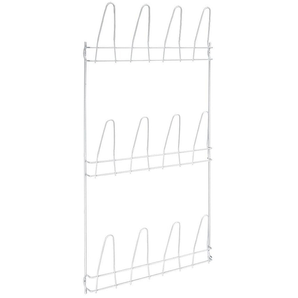 Metaltex - Metaltex wandschoenenrek penny 6 paar schoenen 41x77 cm wit