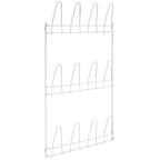 Metaltex - Metaltex wandschoenenrek penny 6 paar schoenen 41x77 cm wit