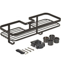 Metaltex doucherek 29x11x9 cm mat zwart