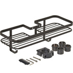 Metaltex doucherek 29x11x9 cm mat zwart