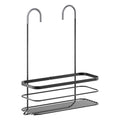 Metaltex doucherek 28x14x38 cm zwart metaal