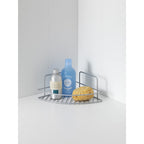 Metaltex doucherek 23x23x11 cm zilver