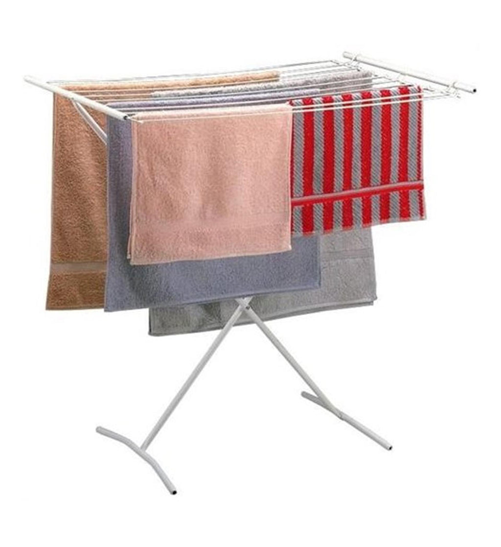 Metaltex - Metaltex Tomado opvouwbaar staand droogrek como 8m wit