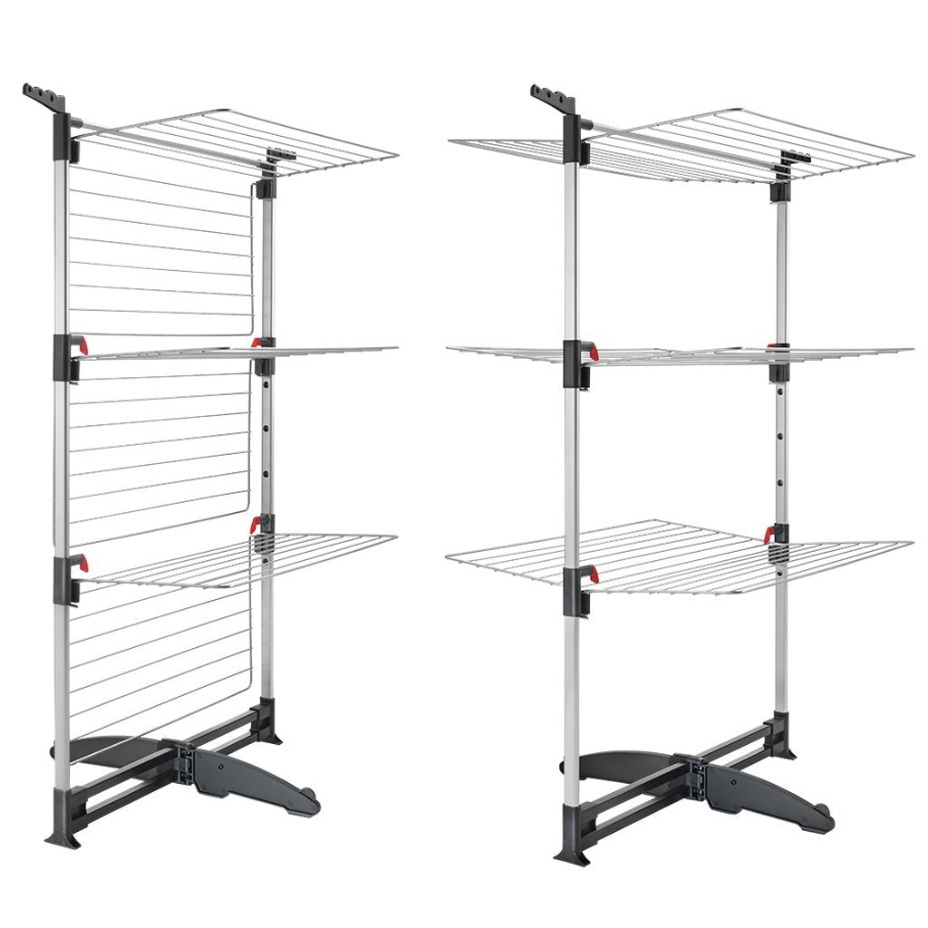Metaltex - Metaltex ciclone vario droogtoren 38 m drooglengte zilver/zwart