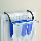 Metaltex - Metaltex favonio radiator-balkon droogrek 3 m drooglijn zilver/zwart