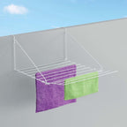 Tomado metaltex droogrek breda balkon hangdroogrek 7m wit