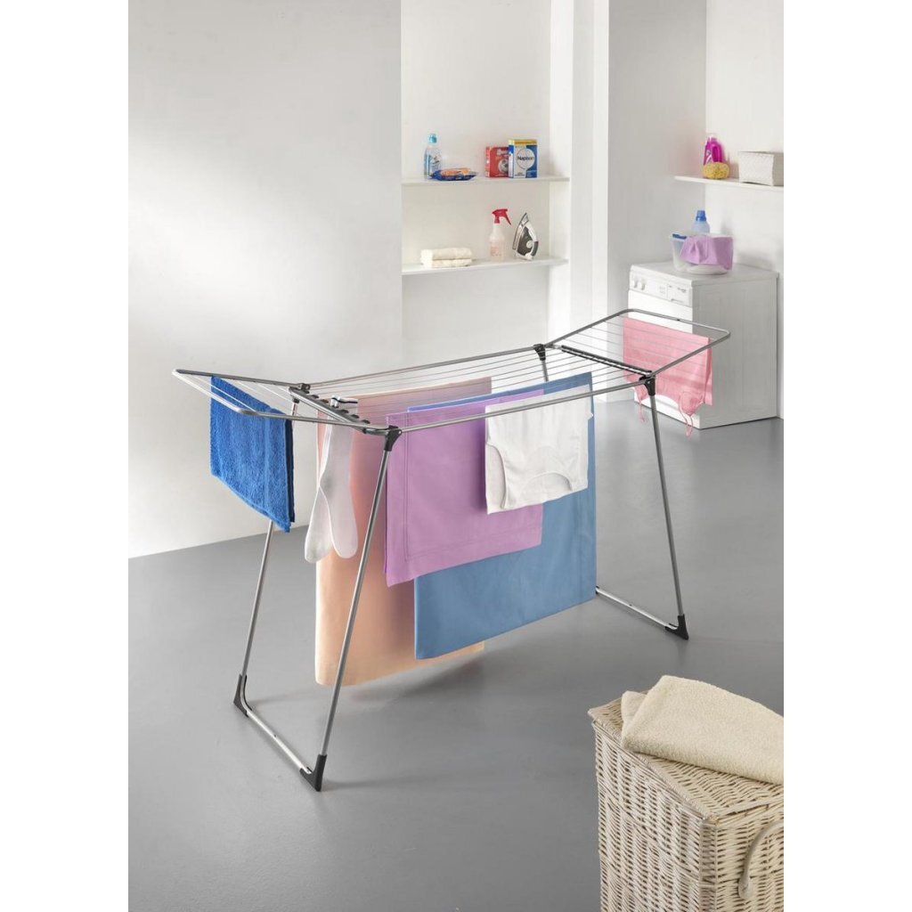 Metaltex - Metaltex Tomado hydra plus droogrek 18 m lijn 179x56x105 cm grijs/zwart