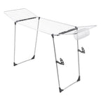 Metaltex hurricane droogrek 197x65x115 cm 24 m drooglengte zilver zwart