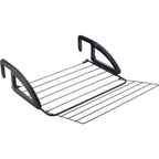 Tomado - Tomado - droogrek hangend bries - 6 meter drooglengte - ophangen aan radiator deur douchewand of balkon - verstelbare ophanghaken - zwart