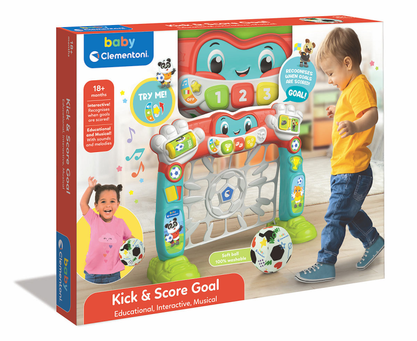 Clementoni baby kick score voetbaldoel