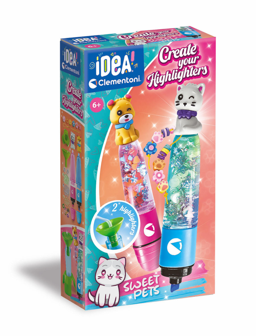 Clementoni idea highlighter creator - sweet pets