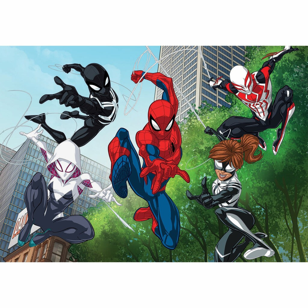 Clementoni puzzel spiderman 104 stukjes