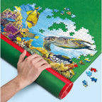 Clementoni vilten puzzel mat 105x78 cm groen