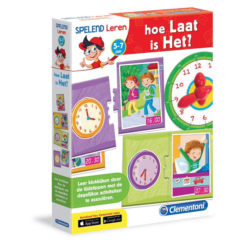 Clementoni - leerspel hoe laat is het?