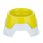 Bama pet voederbak stapelbaar 19x10-13 cm assorti