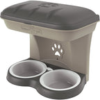 Bama pet hondenvoederbak 50x29x52 cm taupe