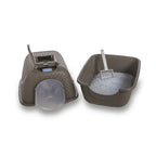 Bama pet kattenbak 41.8x50.5x39.6 cm taupe