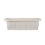 Bama fioriera bloem-balkonbak 60x20x18.5 cm wit