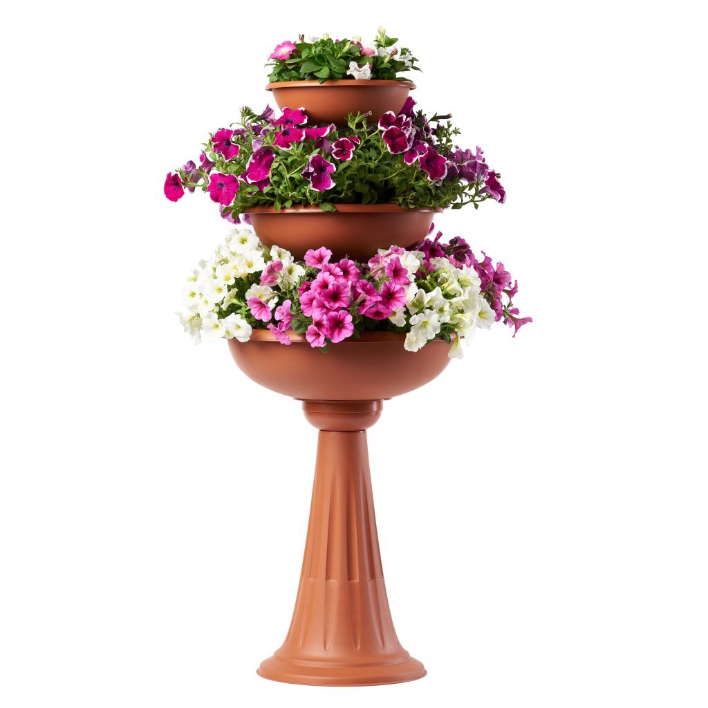 Bama trevy fioriera plantenbak 50x114 cm terracotta