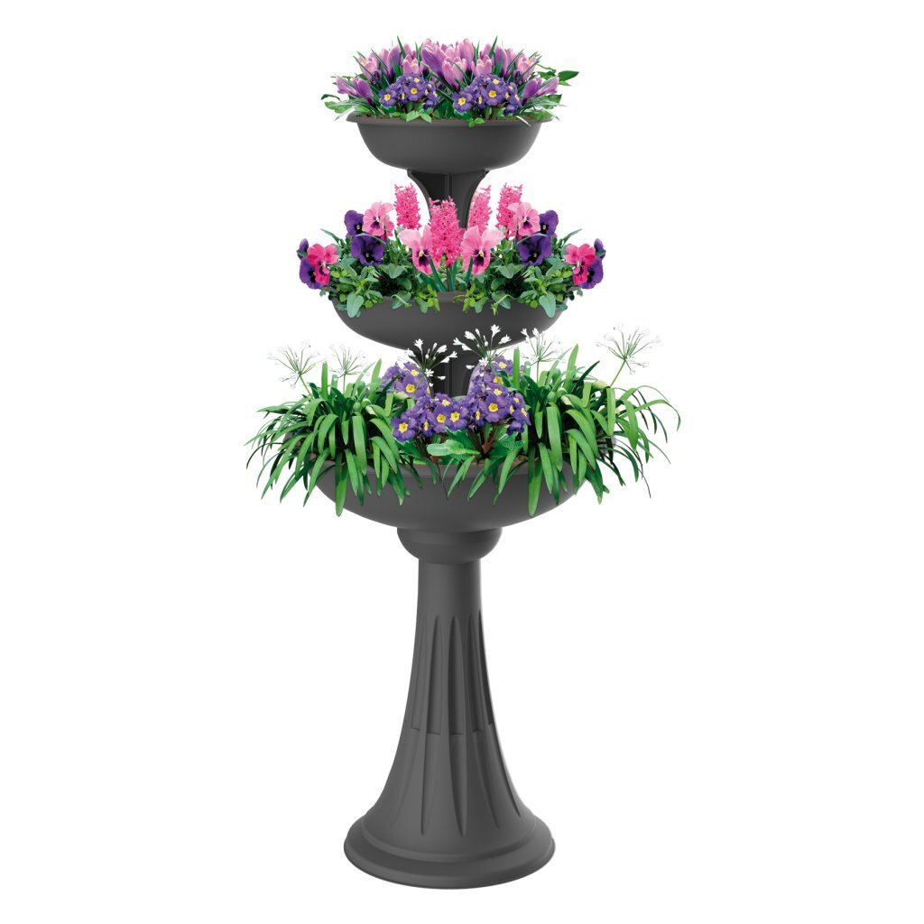 Bama trevy fioriera plantenbak 50x114 cm antraciet