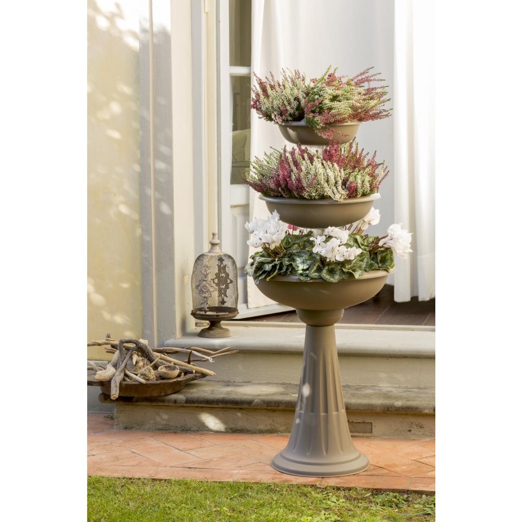 Bama trevy fioriera plantenbak 50x114 cm taupe