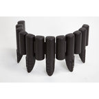 Bama tuin modulaire rand imitatiehout 38.5x15 cm 6 stuks bruin