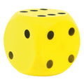 Basic dobbelsteen soft geel 16 cm