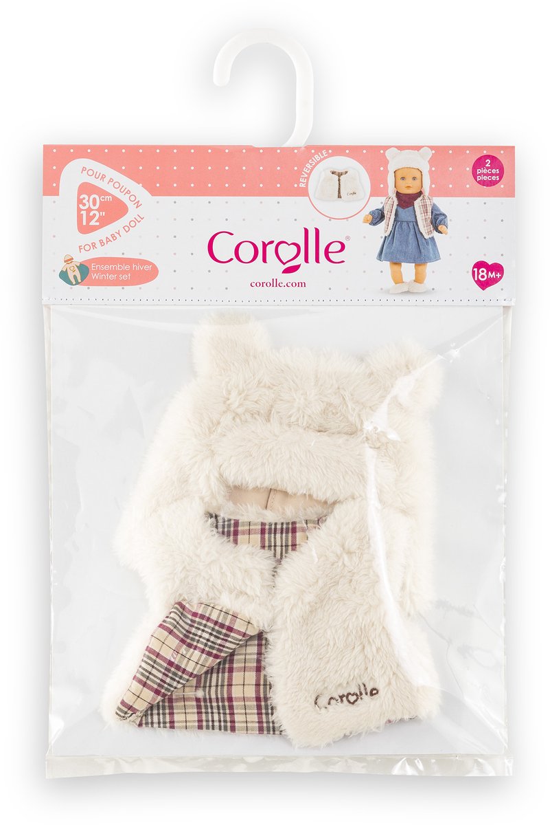 Corolle - poppen winterset kostuum kleine ontdekker 30cm - poppenkleding.