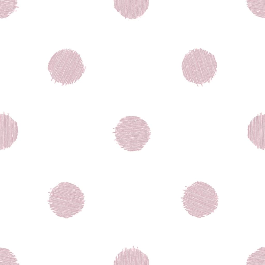 Noordwand behang urban friends coffee dots wit en roze