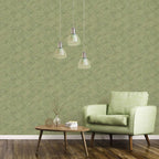 Noordwand behang evergreen wicker natural groen