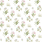 Noordwand behang blooming garden 6 flowers and plants wit en groen