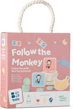 BS Toys - – volg de aap – actief leer- en kaartspel – vanaf 3 jaar