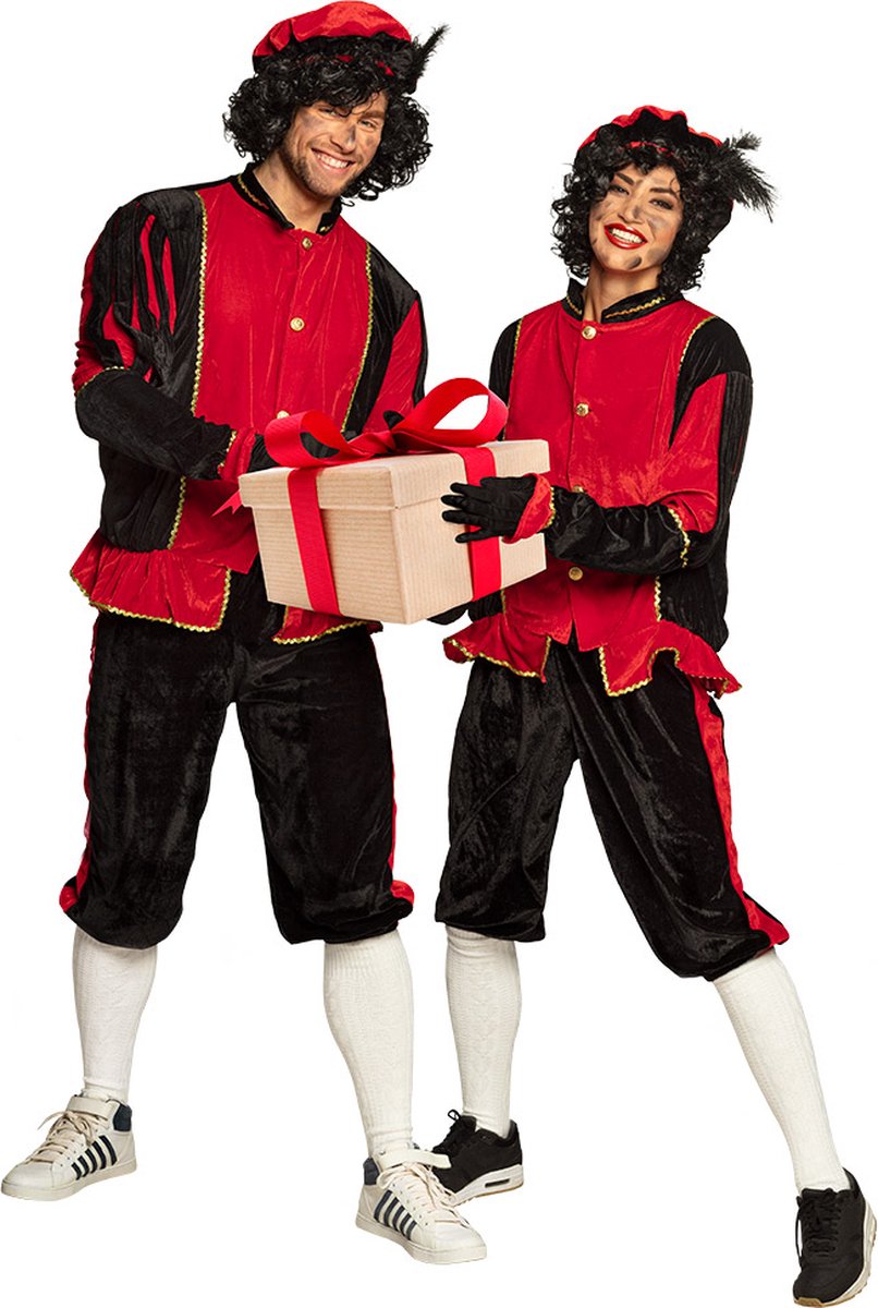 Boland volwassenenkostuum piet rood - l