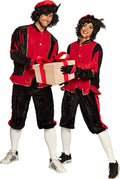 Boland volwassenenkostuum piet rood - l